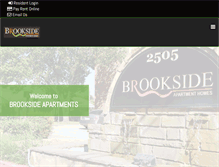 Tablet Screenshot of brooksideapts.net